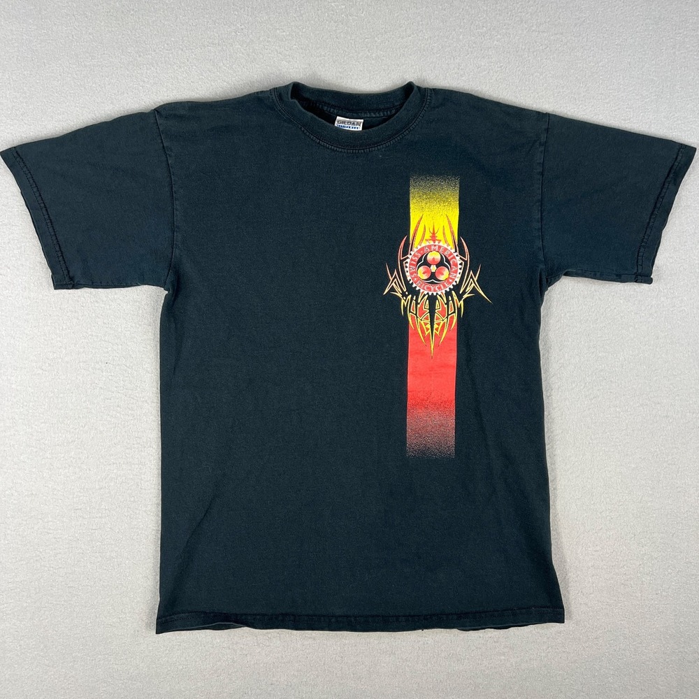 VTG Swiss American Bicycle T Shirt Fits Small Arizona Bike Shop Y2K BMX Cycling